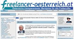 Desktop Screenshot of freelancer-oesterreich.at